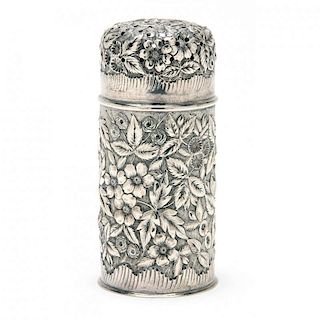 Jacobi & Jenkins "Repousse" Sterling Silver Muffineer 