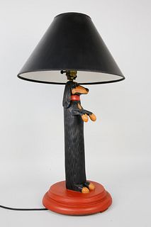 Stephen Huneck Vintage Dachshund Table Lamp