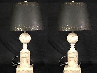 PAIR OF DE VINE TABLE LAMPS