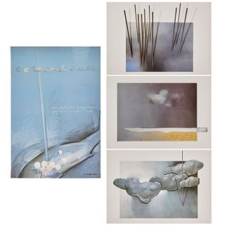 Costas Tsoclis, (4) signed prints, 1985