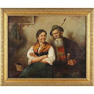 Misha Woloshin (Russian, 20th c.), The Odd Couple 