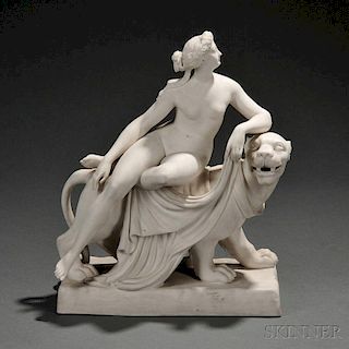 Minton Parian Model of Ariadne and the Panther
