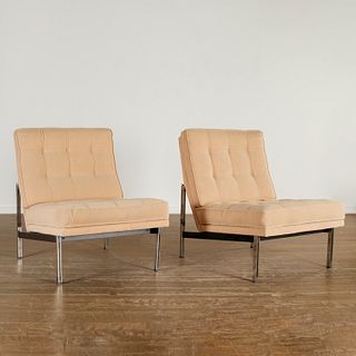 Florence Knoll, pair Parallel Bar chairs