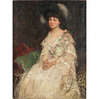 Richard Stone (English, fl. 1904-1909), Portrait of a Woman 
