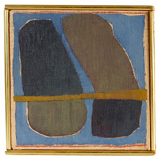 Stanley Boxer, small oil on canvas, 1971