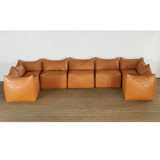 Mario Bellini, Le Bambole leather sectional sofa