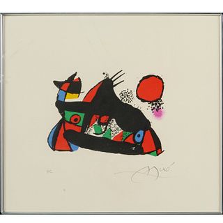 Joan Miro (after), lithograph in colors, 1978