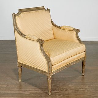 Antique Louis XVI style painted marquise