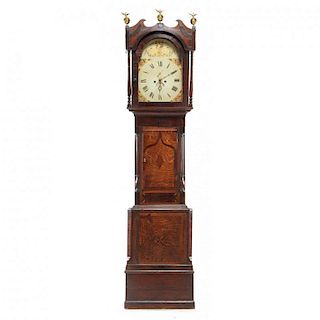 George III Inlaid Tall Case Clock, Edward Harris Bromyard 
