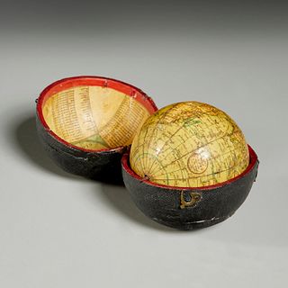John and William Cary Pocket Globe in case