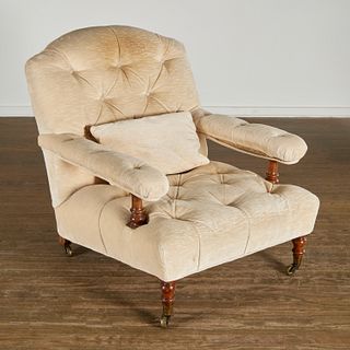 Antique Howard & Sons (attrib.) lounge chair