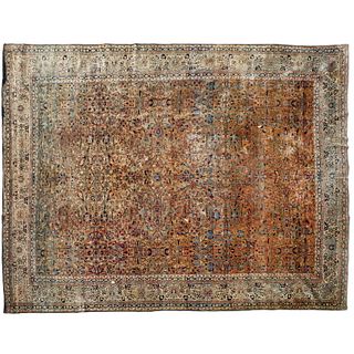 Antique Mohtashem Kashan carpet