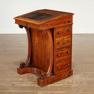 George IV rosewood Davenport desk