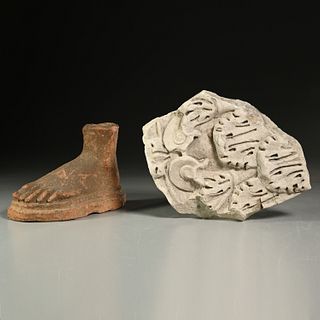 (2) Classical Greco-Roman style artifacts