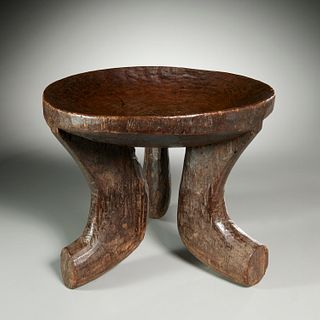 Ethiopian Jimma three-legged stool