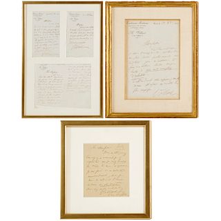 Ambroise Vollard, (5) autograph letters, signed