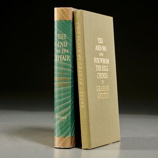 Graham Greene, (2) vols., one signed