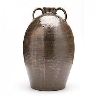 NC Pottery Molasses Jug, Wade Hampton Smith (Lincoln County, 1855-1928) 