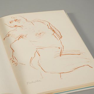 Oskar Kokoschka, book with (2) signed lirthographs