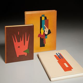 (3) Vols., Art & Dance, Modernist leather bindings