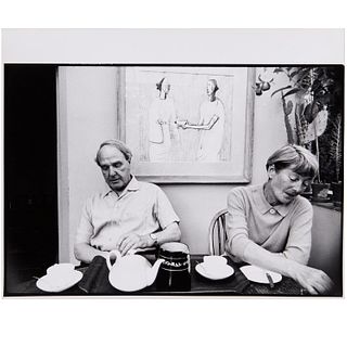 Irving Penn, Henry Moore and Irina Radetsky, 1962