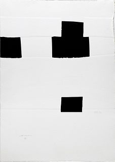 EDUARDO CHILLIDA JUANTEGUI (San Sebastian, 1924 - 2002). 
Untitled, 1992. 
Lithograph on 270 grams Vélin d'Arches paper, copy 58/250.