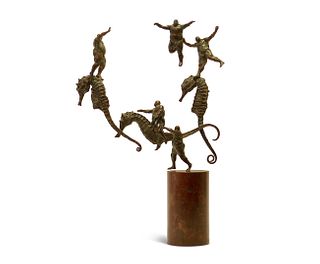 SEBAS BRAU (Barcelona, 1972). 
"Dance of the Argonauts". 
Bronze, copy 1/3.