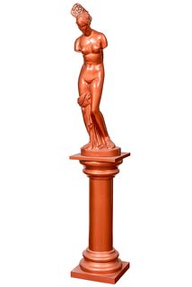 "dEmo"; ELADIO DE MORA (Mora, Toledo, 1960). 
"Venus bronze". 
Polychrome fiberglass. Exemplary 11/15.