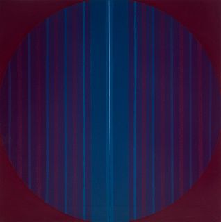 CÉSAR LÓPEZ OSORNIO (La Plata, Argentina, 1930-2015). 
Untitled, from the series "Floating Suns", 1995. 
Acrylic on canvas.