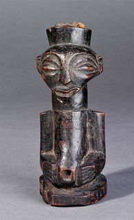 20th C. Songye Protective Half Figure (kakudji)