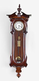 A 20th century miniature Vienna regulator timepiece