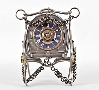 French Equestrian Clock