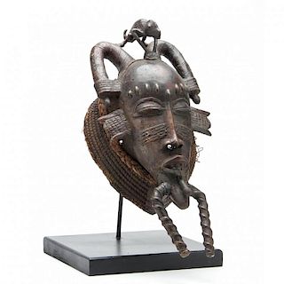 Ivory Coast or Mali, Senufo Kpelie Mask 