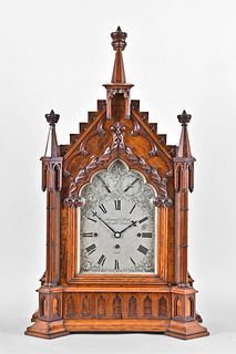 Barrud & Lunds, London Gothic Style Bracket Clock