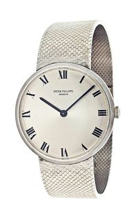 A Patek Philippe white gold ref. 3468/5 Calatrava wrist watch