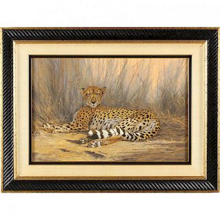 Kim Donaldson (Zimbabwe, b. 1952) Resting Cheetah  