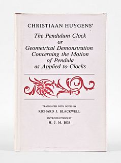 An English reprint of The Pendulum Clock by Christian Huygens