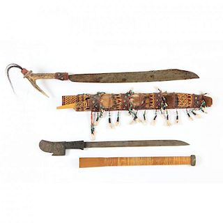 Two Indonesian Tribal Swords 