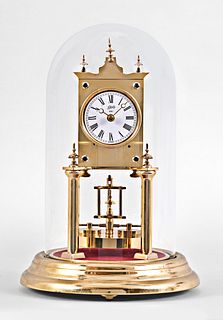 A Schatz 100th anniversary reproduction torsion pendulum 400 day clock