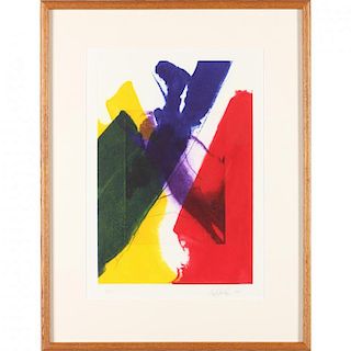 Paul Jenkins (Am., 1923-2012), Signed Color Lithograph 