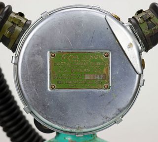 1952 USD Aqua-Lung Green Label Double Hose Regulator