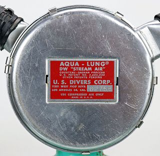 Aqua-Lung DW Stream Air 1956 Red Label Double Hose Reg