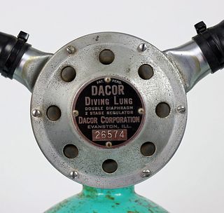 DACOR Diving Lung Dial A Breath Double Hose Regulator