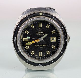 Zodiac Automatic Super Sea Wolf 1970s Dive Watch