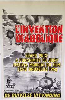 Belgium Invention For Destruction 1958 Movie Poster