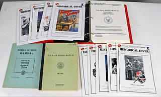 USN Dive Manual 1963, 1993, 1951 and 9 HDS Journals