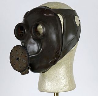 WW2 Victor Berge Ohio Rubber Mask Regulator w/ History