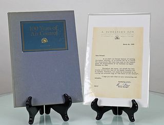 Schrader 100 Years of Air Control Book & Company Letter