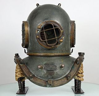 Circa 1914 A.J. Morse & Son Antique Diving Helmet