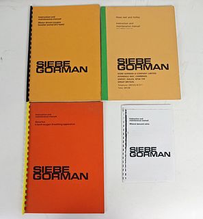 3 Vintage Siebe Gorman Manuals